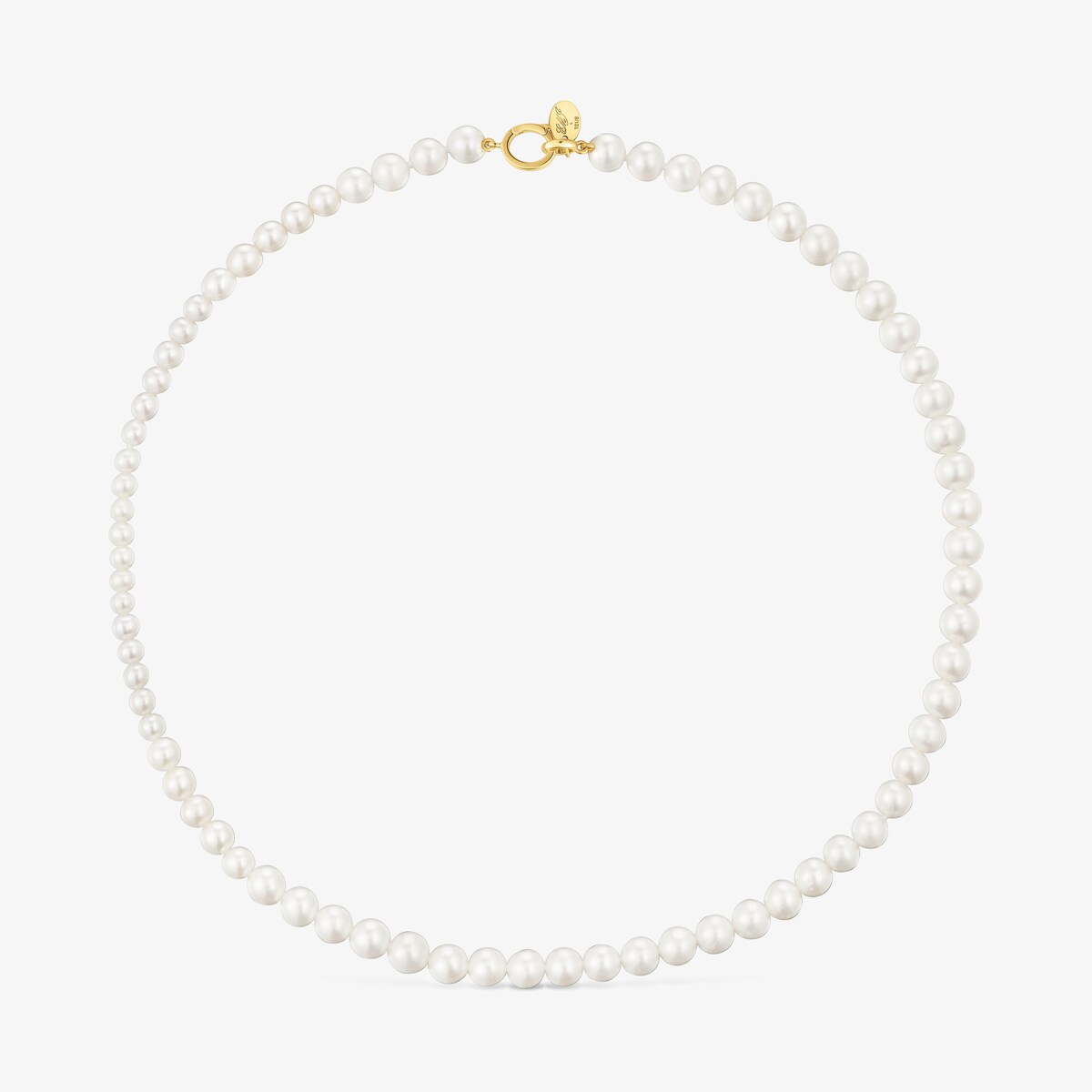 Tous - Collar De Perlas Cultivadas Con Baño De Oro 18 Kt Sobre Plata Tous - Blanco