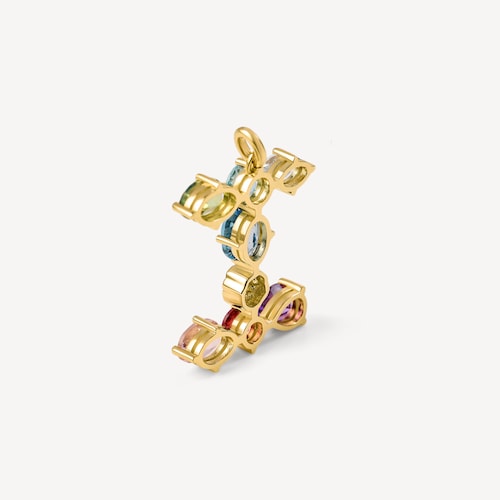 Colgante de oro letra I con gemas TOUS ATELIER