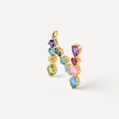 Colgante de oro letra N con gemas TOUS ATELIER