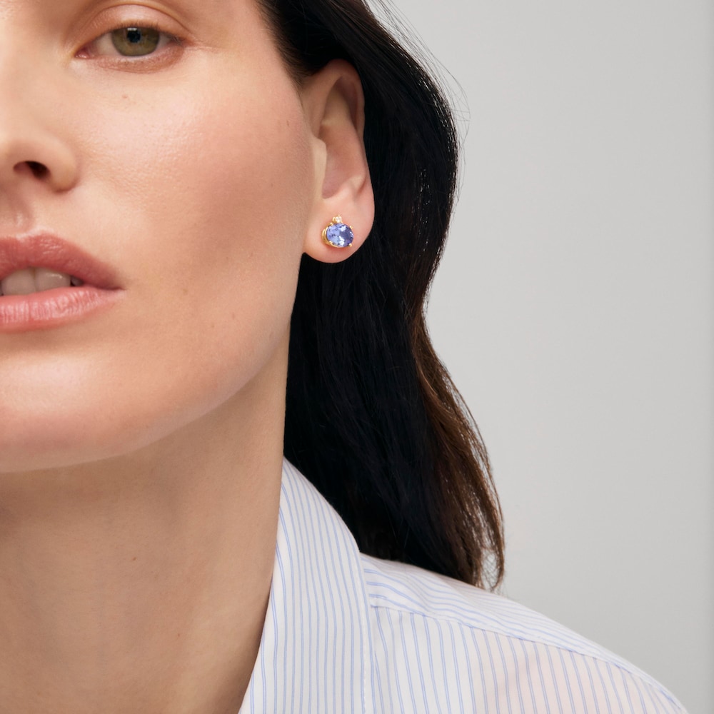 Pendientes de oro, tanzanita y diamantes TOUS ATELIER