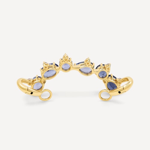 Earcuff de oro, tanzanita, iolita y diamantes TOUS ATELIER