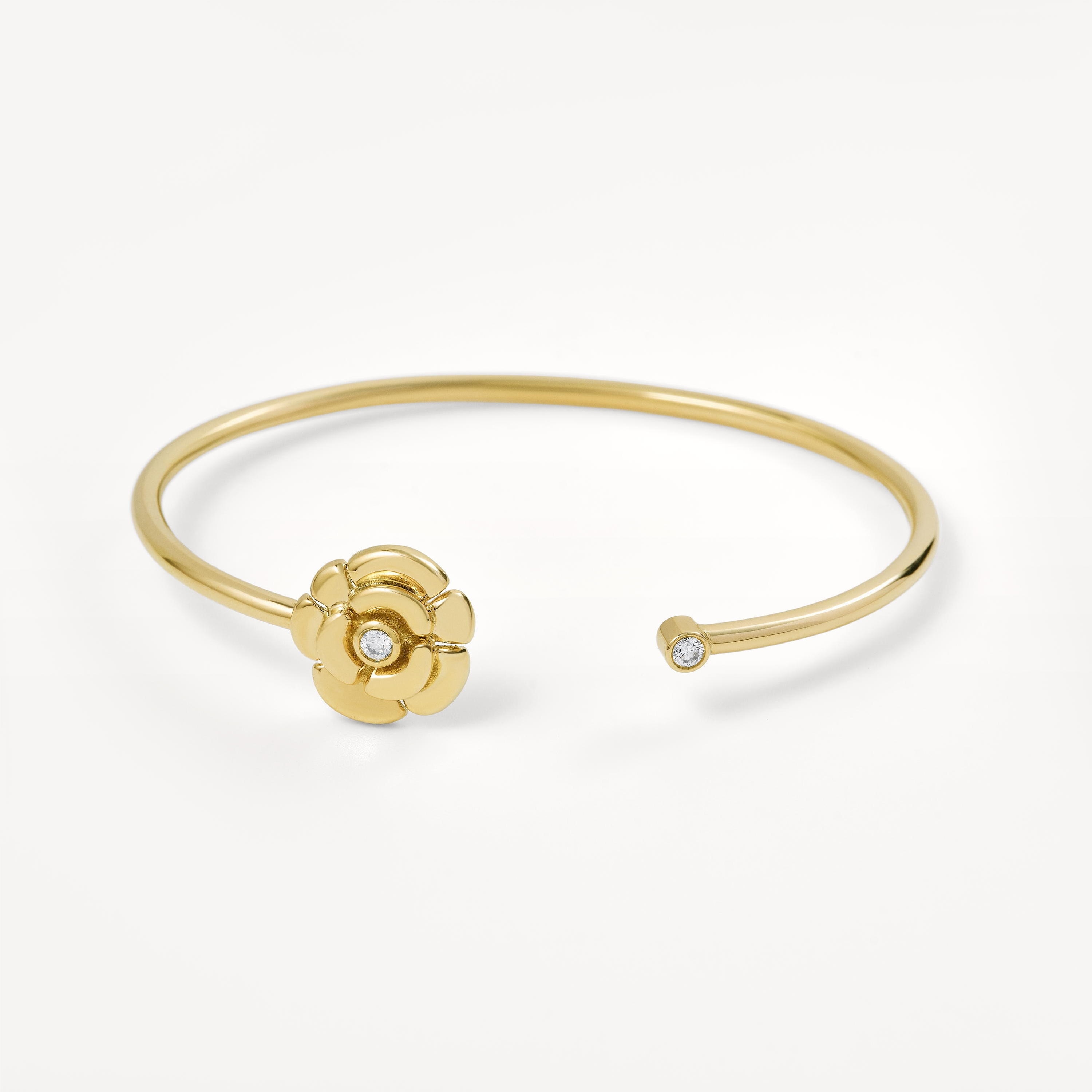 Gold Bangle with diamonds TOUS ATELIER
