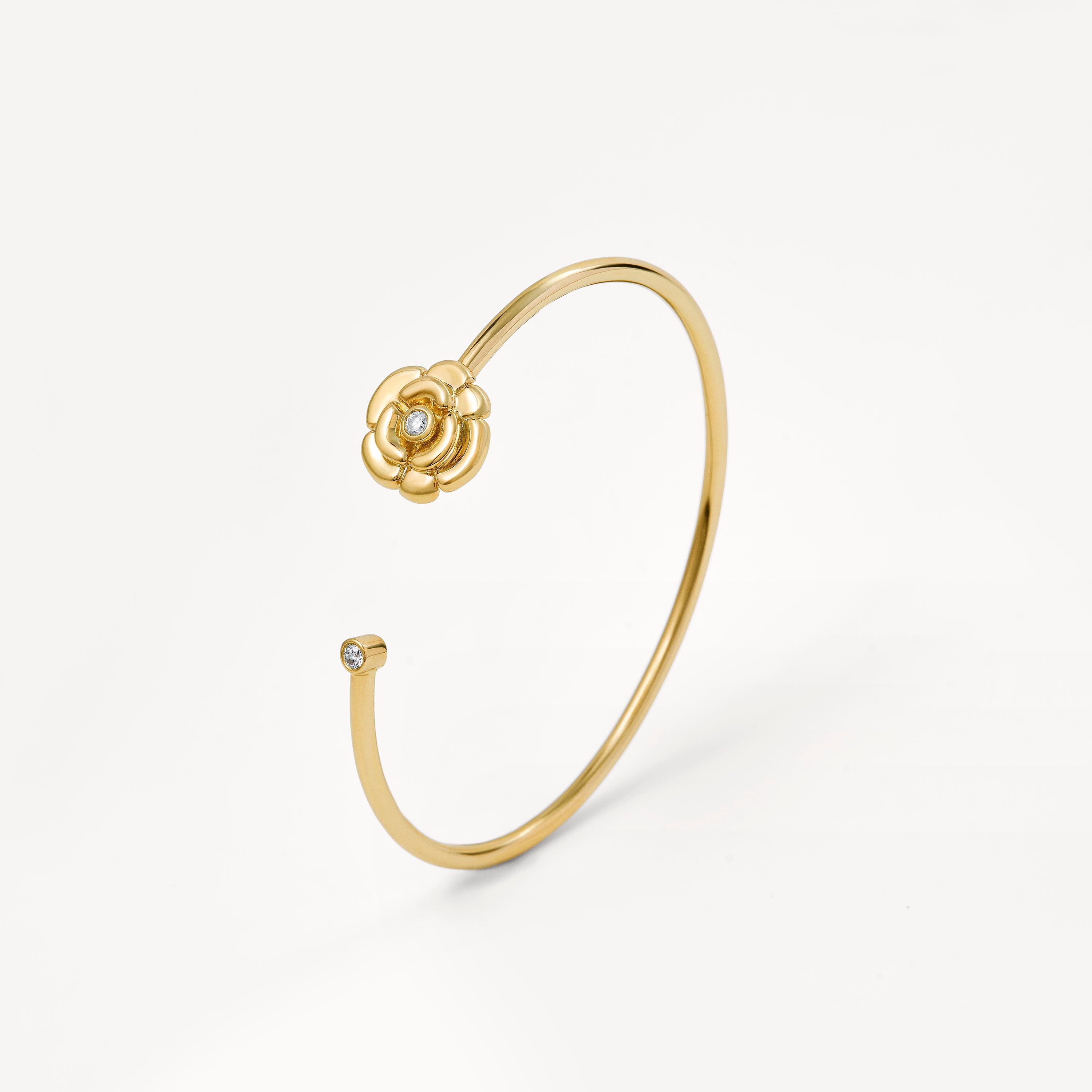 Gold Bangle with diamonds TOUS ATELIER