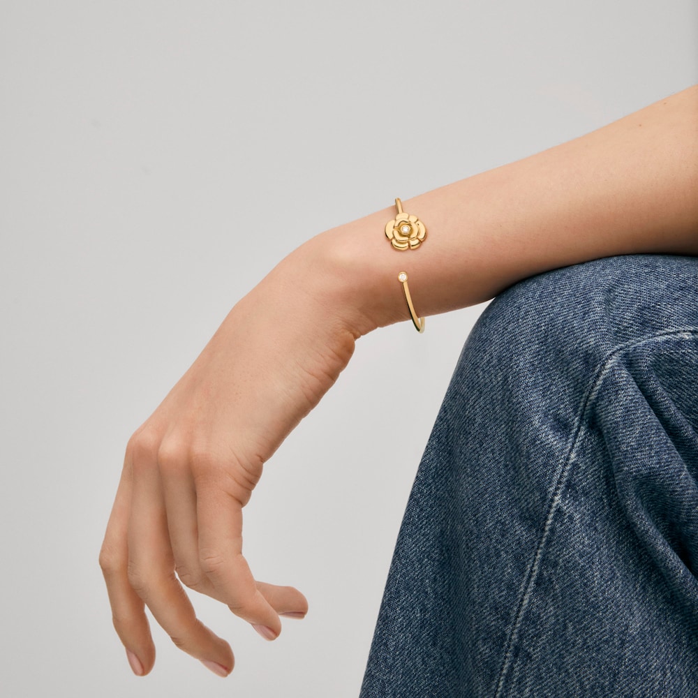 Pulsera esclava de oro con diamantes TOUS ATELIER