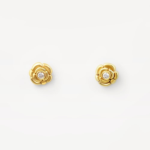 Small gold Earrings with diamonds TOUS ATELIER