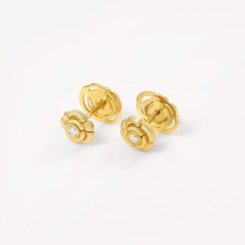 Small gold Earrings with diamonds TOUS ATELIER