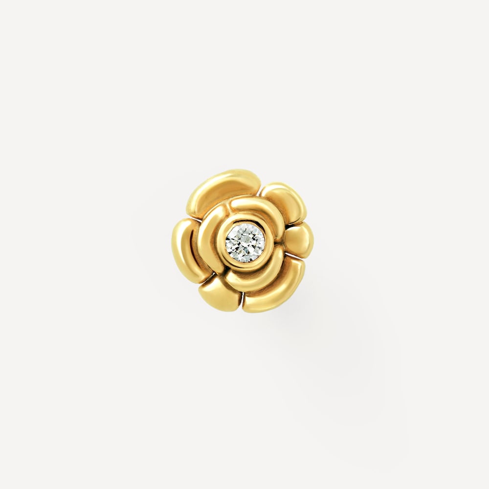 Pendientes peque&ntilde;os de oro con diamantes TOUS ATELIER