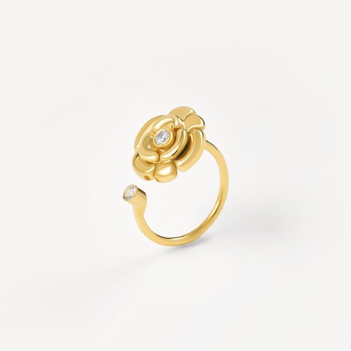 Anillo abierto de oro con diamantes TOUS ATELIER