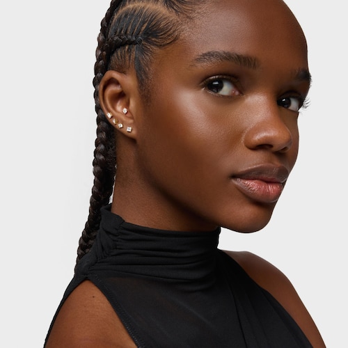 Piercing do uszu ze złota 14-karatowego z laboratoryjnie hodowanym diamentem 0,16 ct Shine LGD