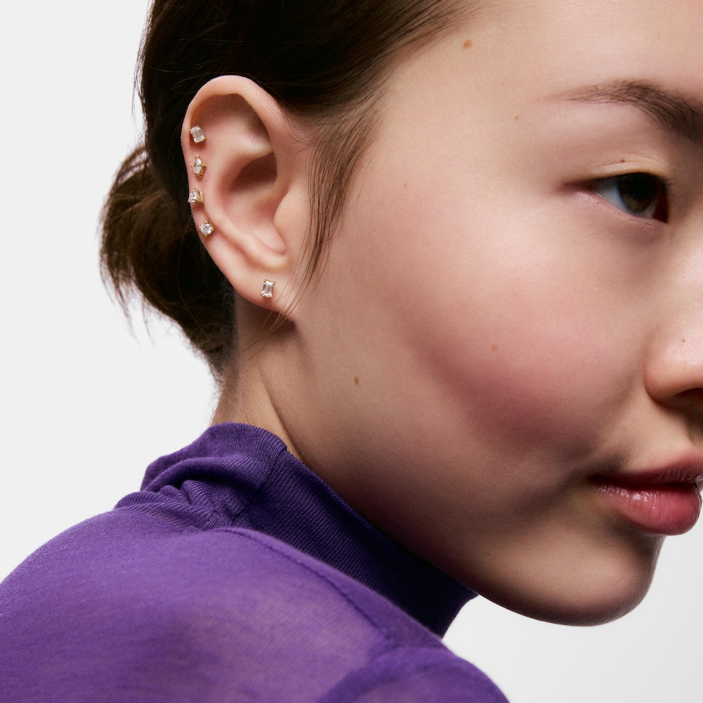 14&nbsp;kt zlat&yacute; Piercing do ucha s&nbsp;0,21&nbsp;kt syntetick&yacute;m diamantom Shine LGD