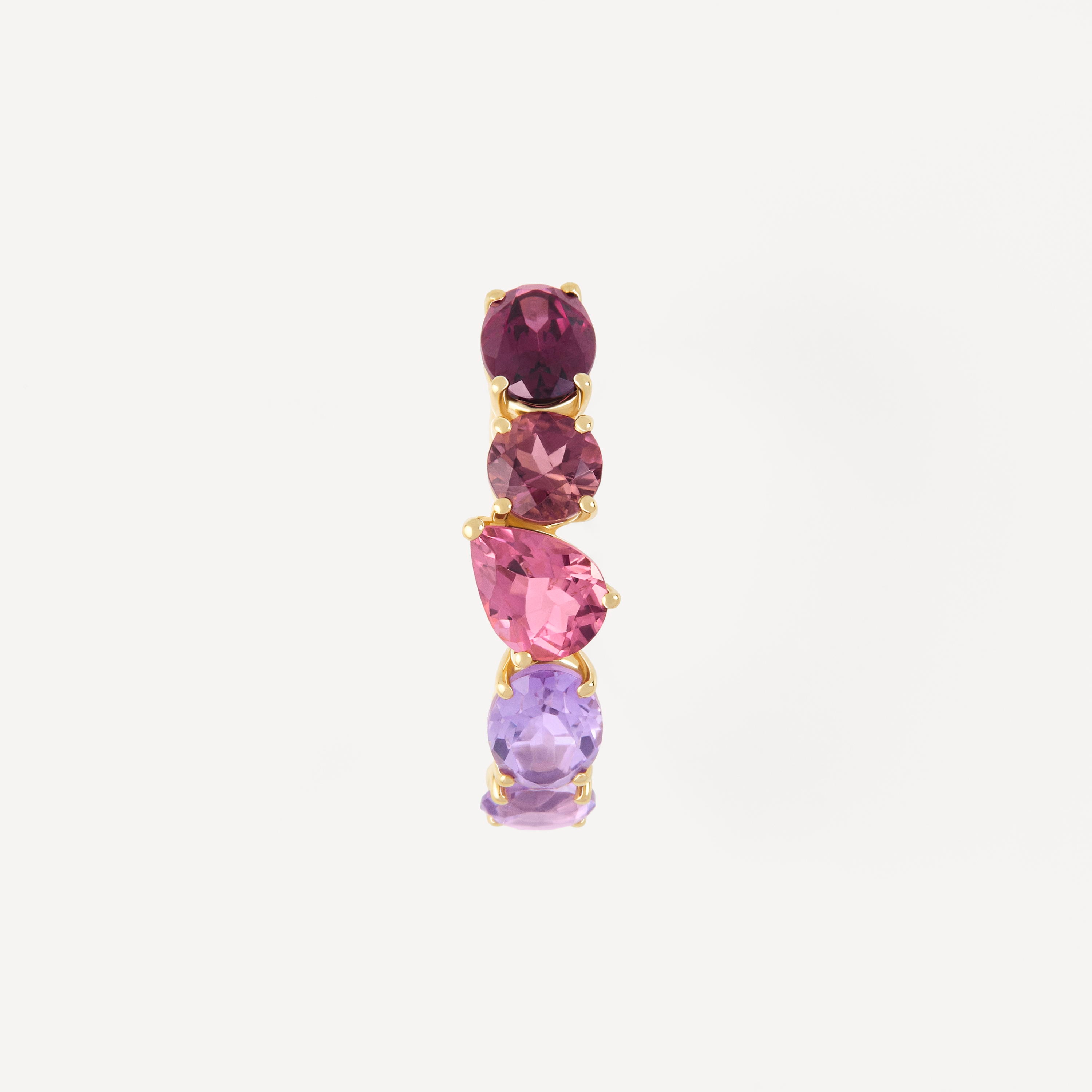 Gold ring with amethyst, rhodolite and tourmaline TOUS ATELIER
