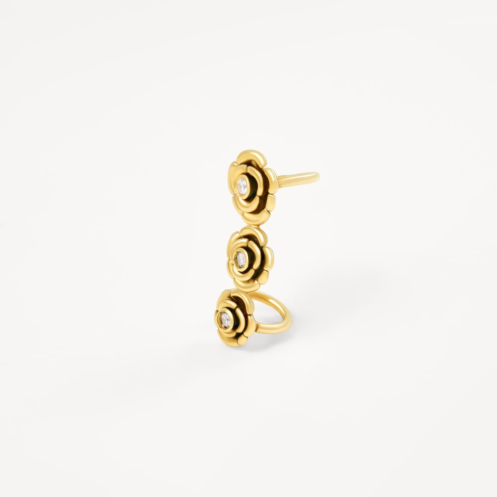 Gold triple Earcuff with diamonds TOUS ATELIER
