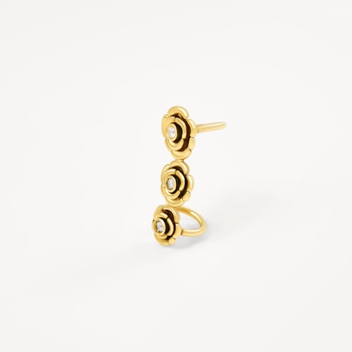 Gold triple Earcuff with diamonds TOUS ATELIER