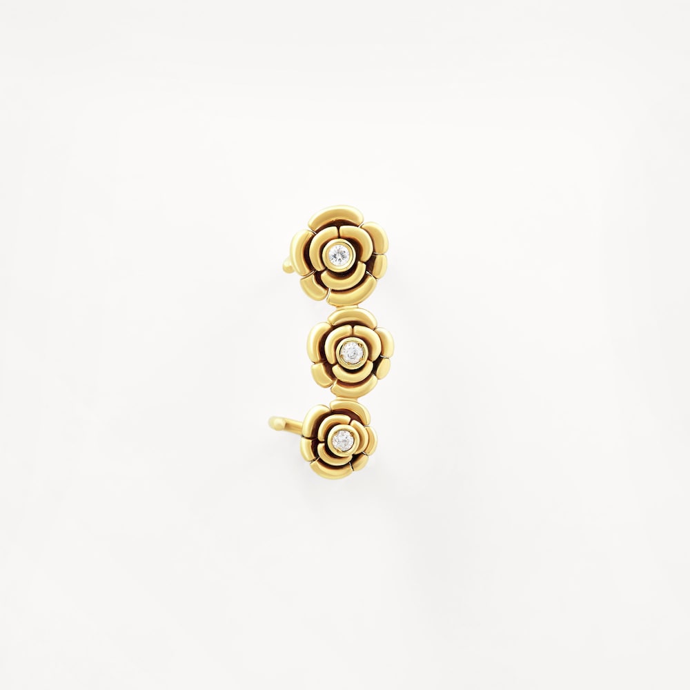 Gold triple Earcuff with diamonds TOUS ATELIER