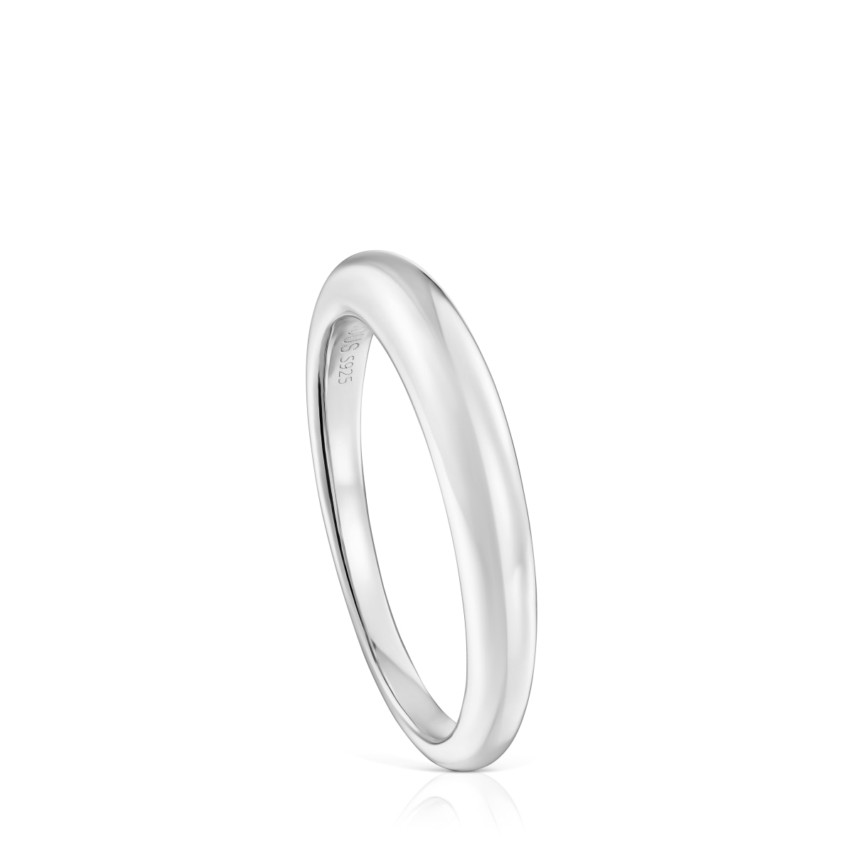 Tous - Anillo De Plata Liso Tous Motivos Talla 12