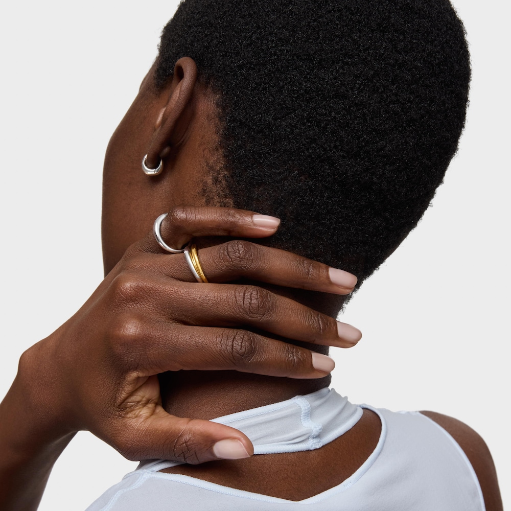 Smooth silver Ring TOUS Motifs