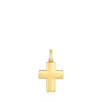Cross Pendant with 18kt gold plating over silver TOUS Motifs