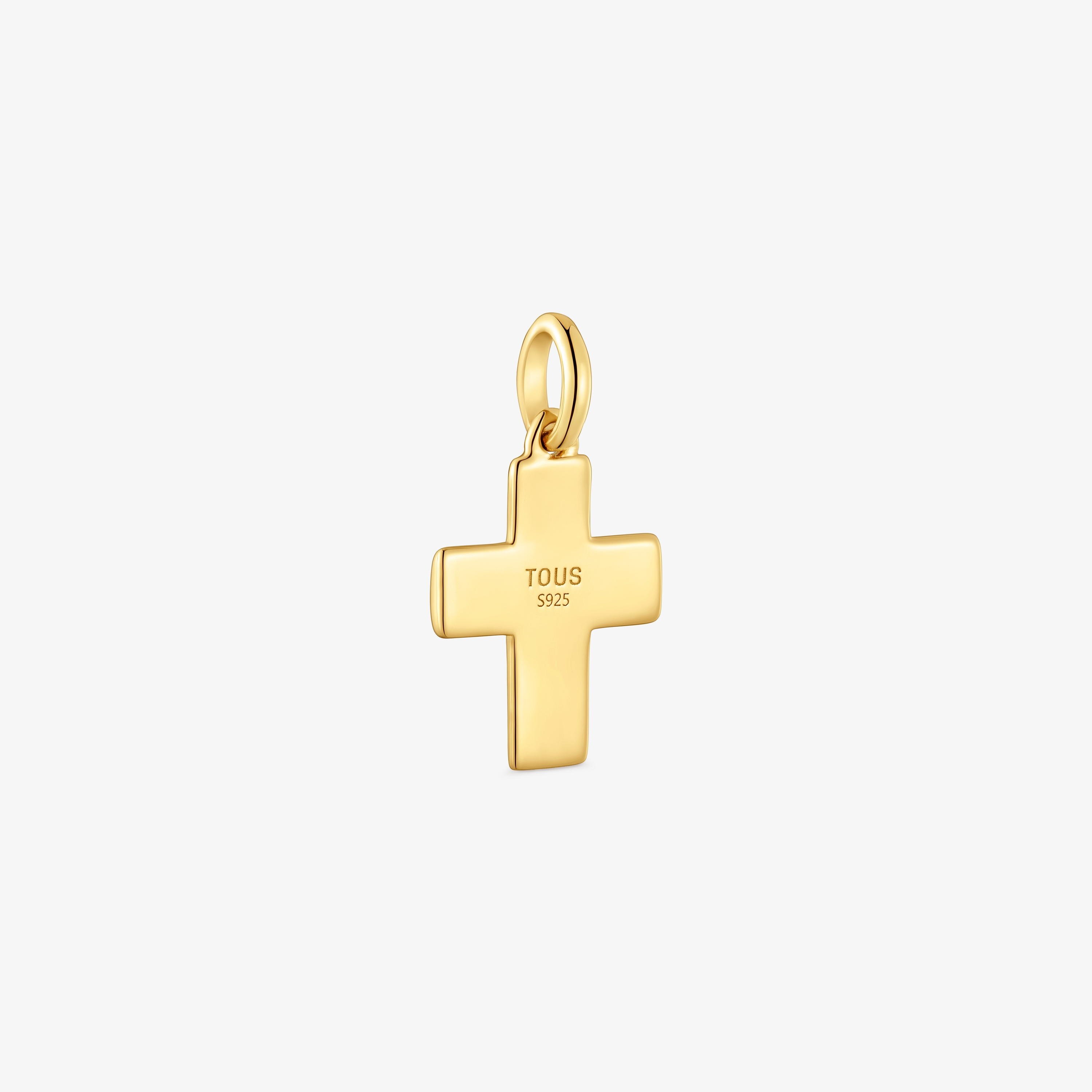 Cross Pendant with 18K gold vermeil TOUS Motifs