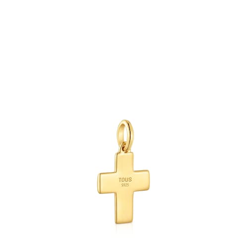 Cross Pendant with 18kt gold plating over silver TOUS Motifs