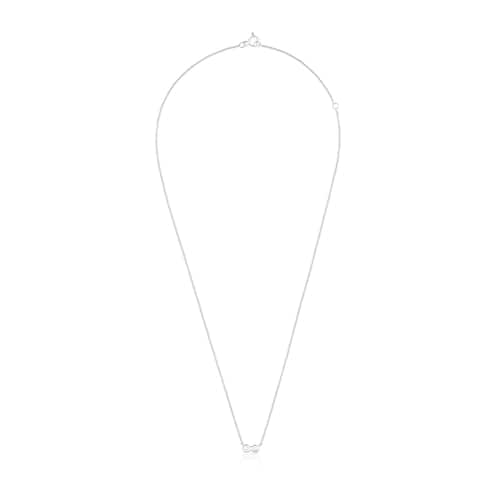 Short silver infinity Necklace TOUS Motifs
