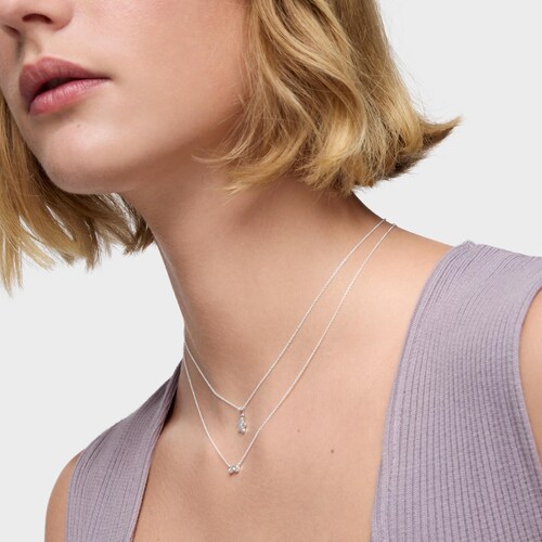 Short silver infinity Necklace TOUS Motifs