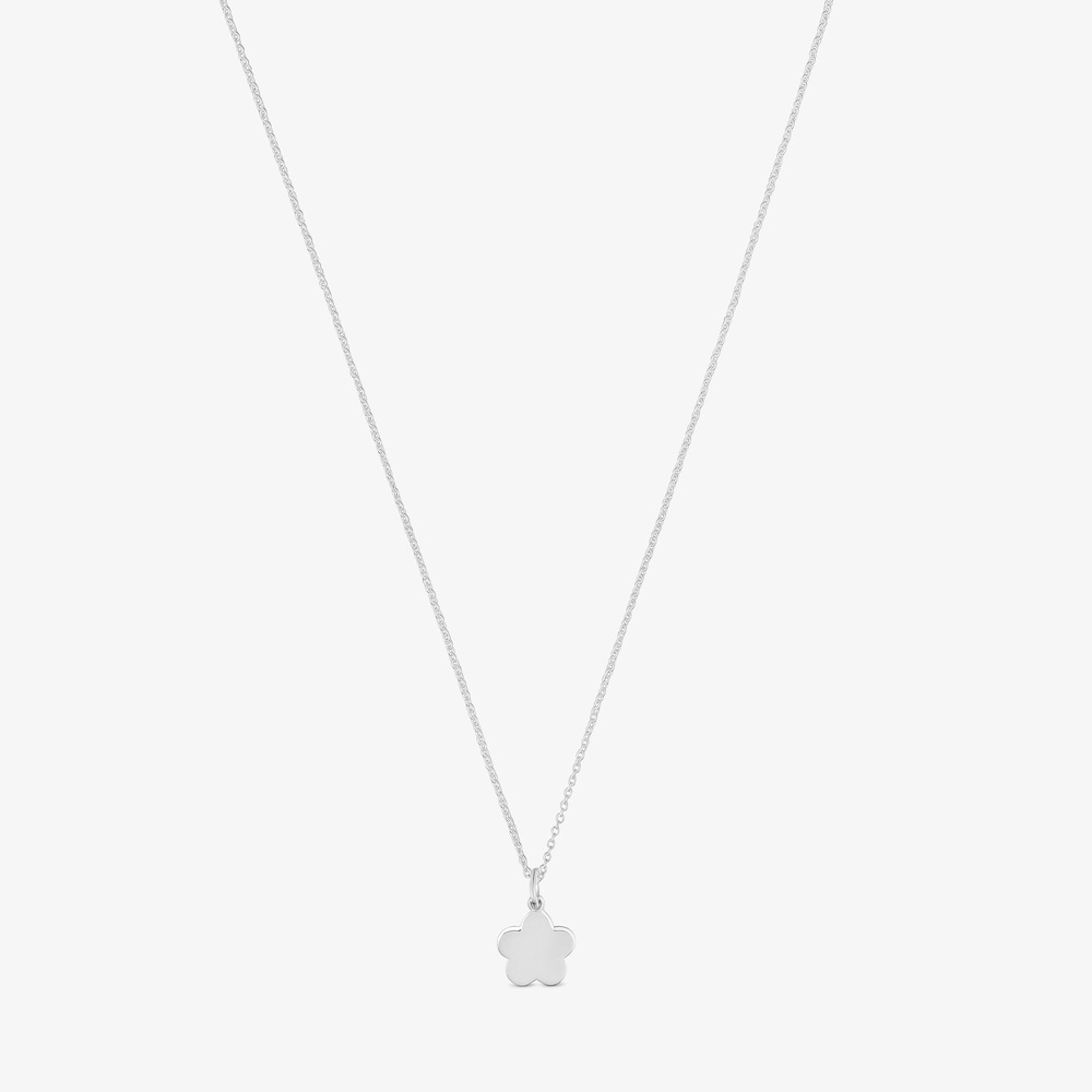 Collier fleur en argent court TOUS Motivos
