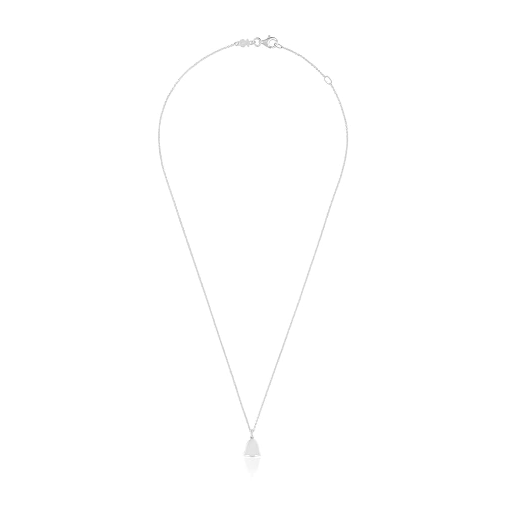 Collar corto tulip&aacute;n de plata TOUS Motivos