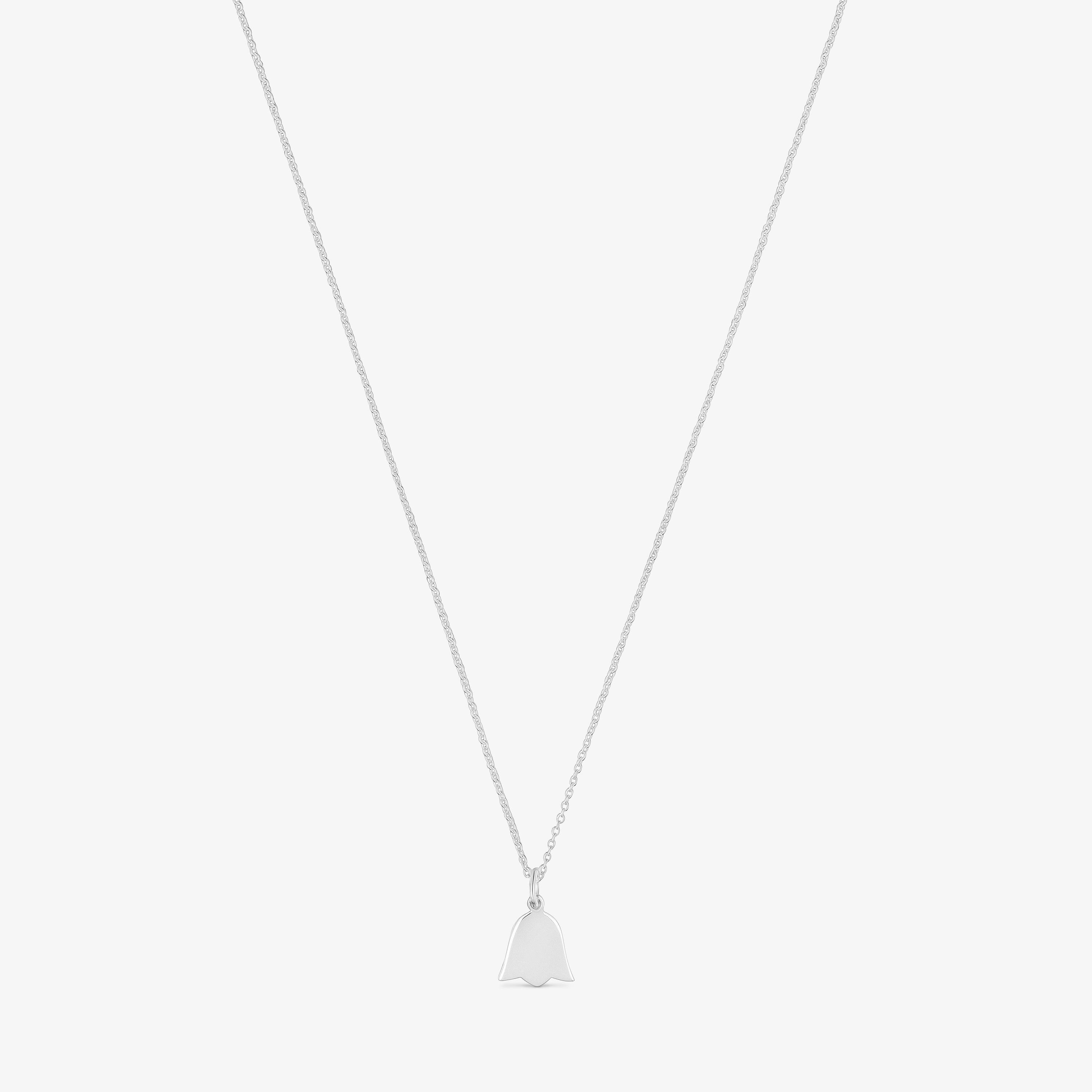 Short silver tulip Necklace TOUS Motifs