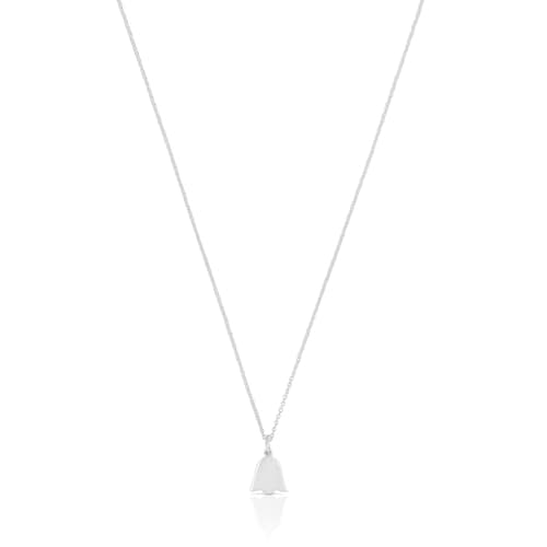 Short silver tulip Necklace TOUS Motifs