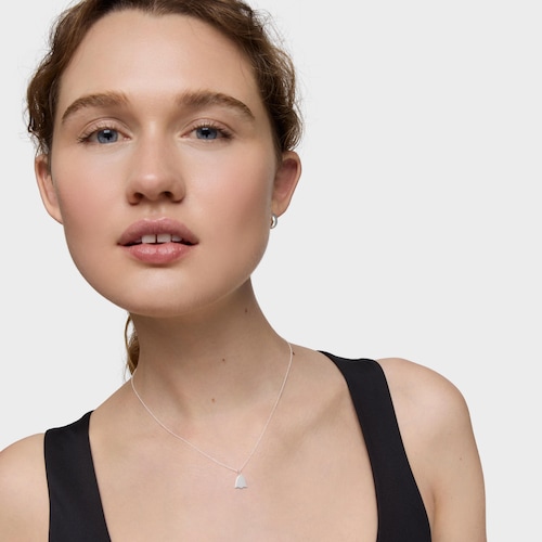 Short silver tulip Necklace TOUS Motifs