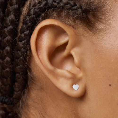 Silver heart Earrings TOUS Motifs
