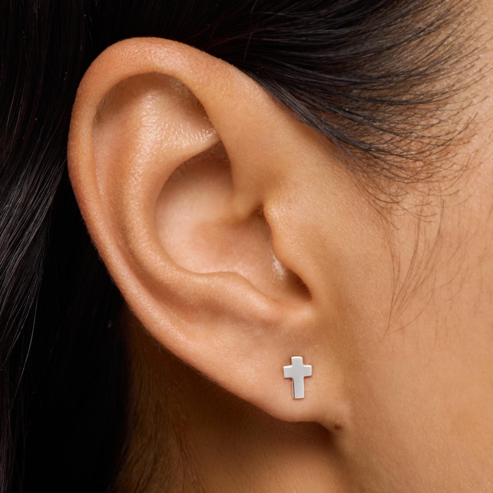 Silver cross Earrings TOUS Motifs