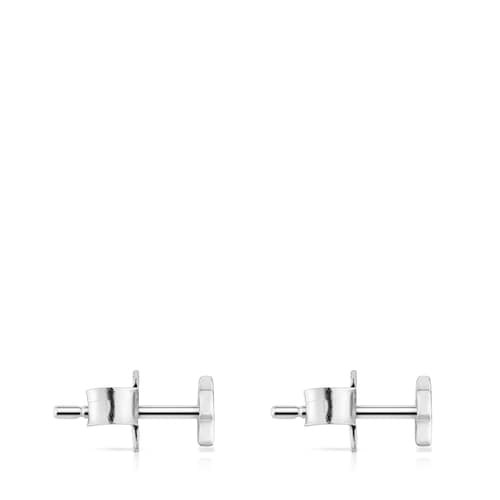 Silver flower Earrings TOUS Motifs