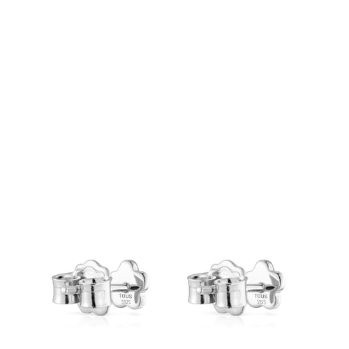 Silver flower Earrings TOUS Motifs