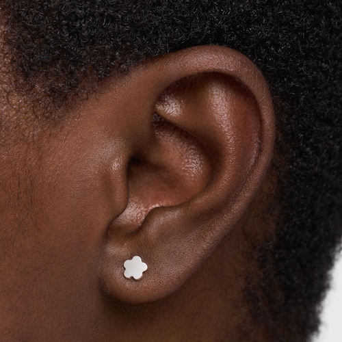 Silver flower Earrings TOUS Motifs