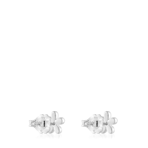 Silver flower Earrings TOUS Motifs
