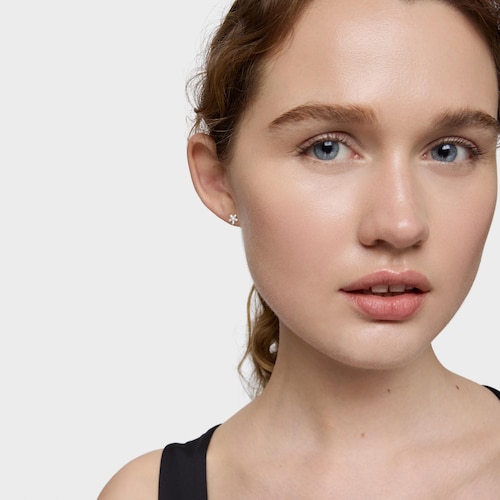 Silver flower Earrings TOUS Motifs