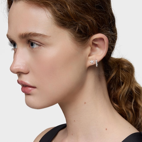 Silver flower Earrings TOUS Motifs