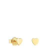 Heart Earrings with 18kt gold plating over silver TOUS Motifs