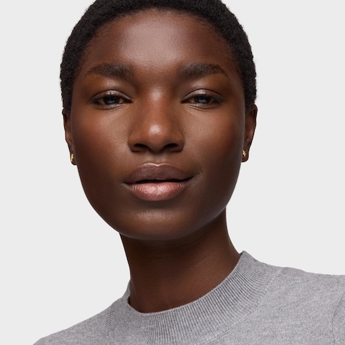 Pendientes estrella con baño de oro 18 kt sobre plata TOUS Motivos