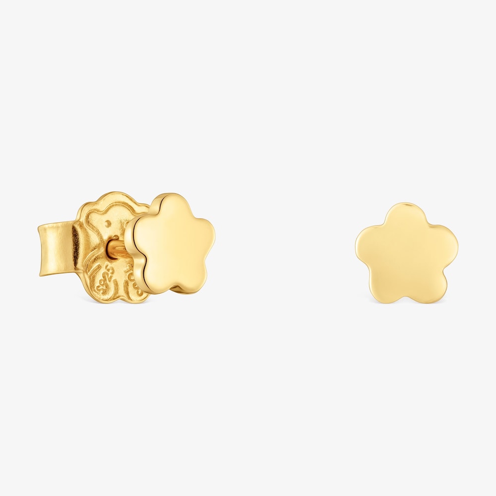 Flower Earrings with 18K gold vermeil TOUS Motifs
