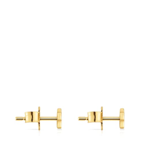 Flower Earrings with 18kt gold plating over silver TOUS Motifs