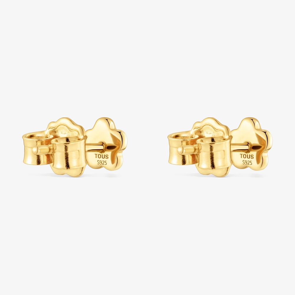 Flower Earrings with 18K gold vermeil TOUS Motifs