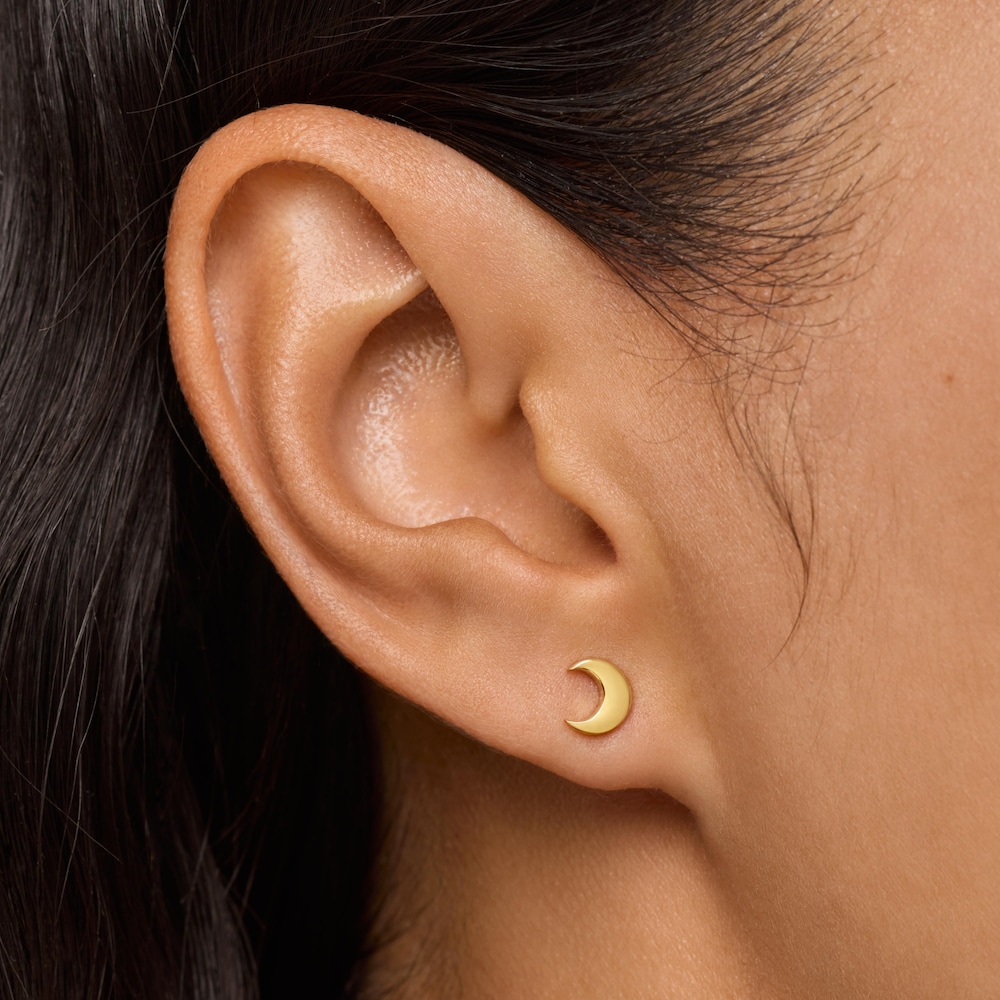 Moon Earrings with 18K gold vermeil TOUS Motifs