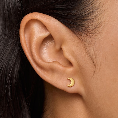 Moon Earrings with 18kt gold plating over silver TOUS Motifs