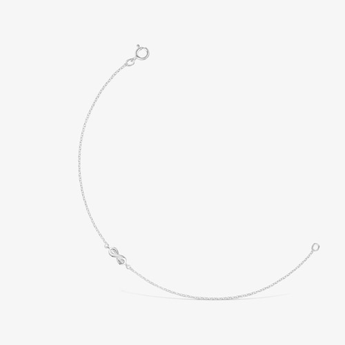 Silver infinity Chain bracelet TOUS Motifs