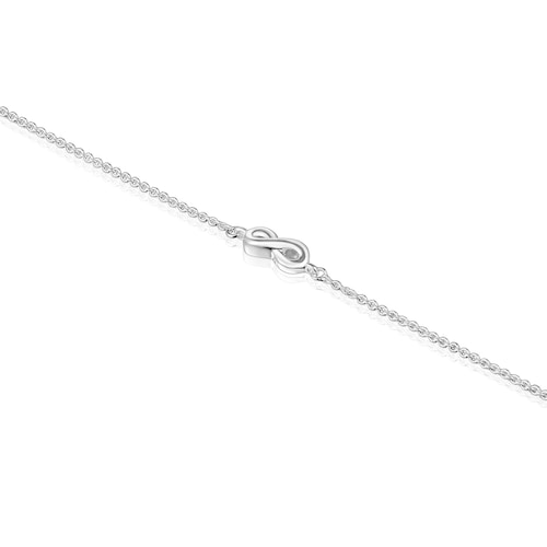 Silver infinity Chain bracelet TOUS Motifs