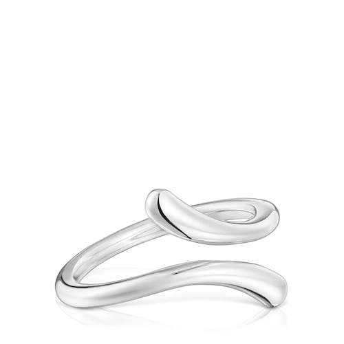 Silver open Ring TOUS Motifs