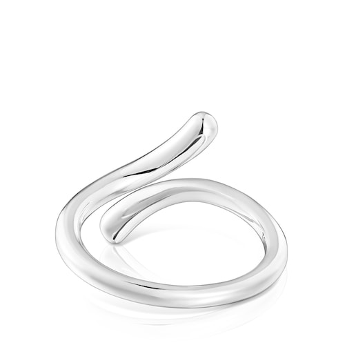 Silver open Ring TOUS Motifs