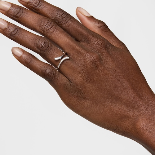 Silver open Ring TOUS Motifs